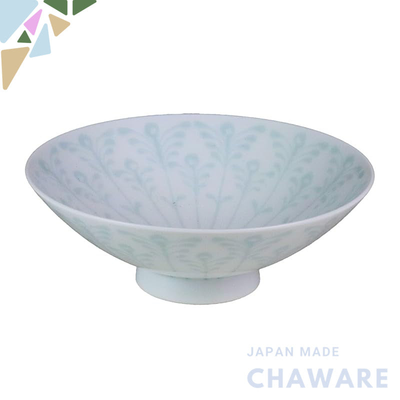 Hakusan Pottery Flat Tea Bowl White (Approx.) φ15×5.3cm S-23 Designed by Masahiro Mori Hasami Ware Made in Japan