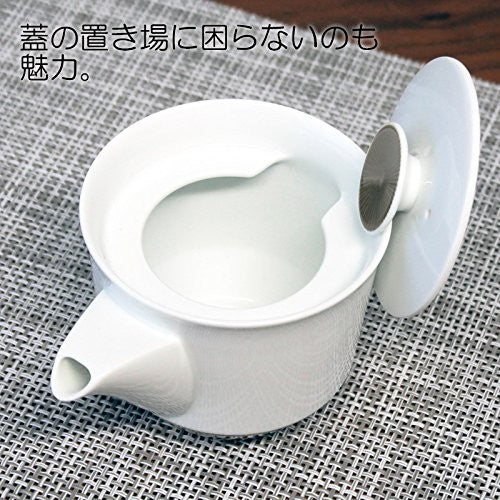Hakusan Pottery Kyusu Teapot Iron Blue (Approx.) 12.4×9×8cm 250ml Chaho Hasami Ware Made in Japan