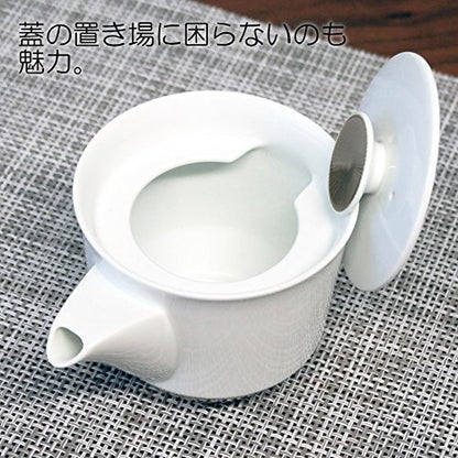 Hakusan Pottery Kyusu Teapot Iron Blue (Approx.) 12.4×9×8cm 250ml Chaho Hasami Ware Made in Japan