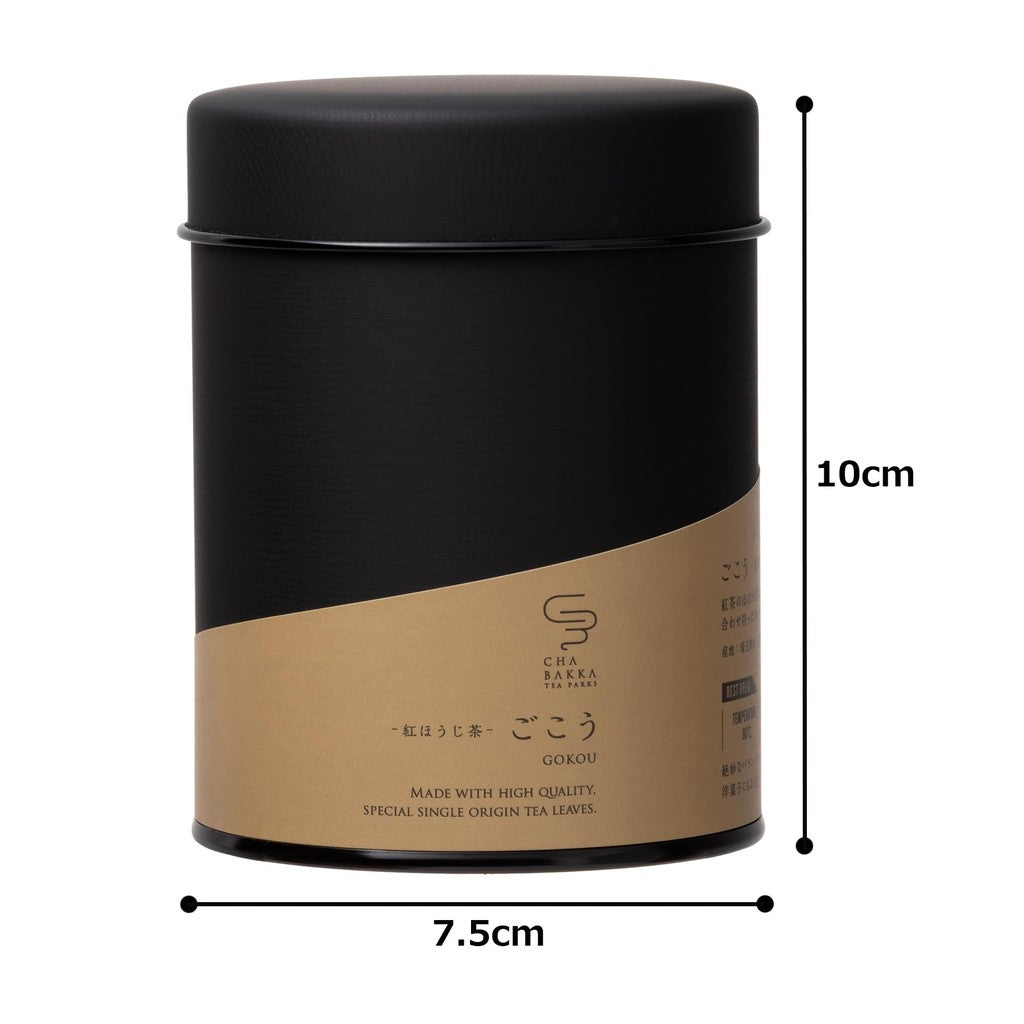 CHABAKKA TEA PARKS Gokou Saitama Sayama Roasted Black Tea 50g Loose Leaf [Tea Can]