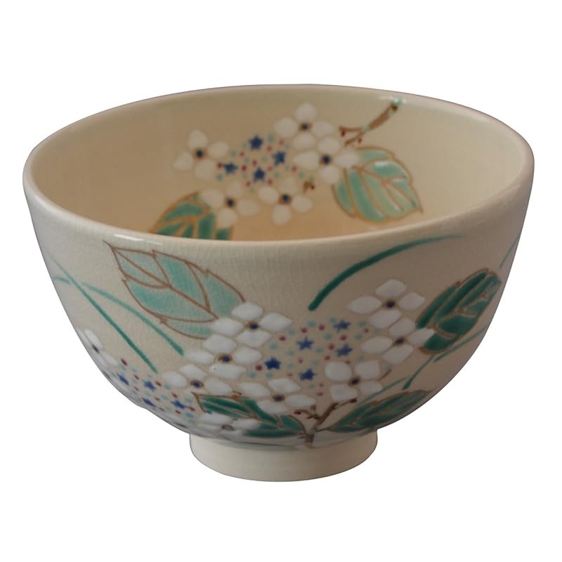 Kyoto Ware Seihō, Matcha Bowl Hydrangea K2-6