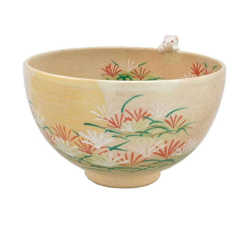 【made in japan】
Japanese Tea Ceremony Matcha Bowl - Handmade Kyoto Ceramic with Rabbit Design, Authentic Japanese Crafts