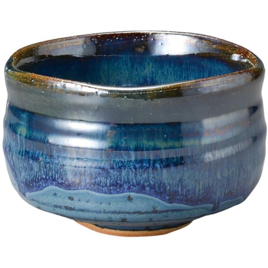 Japanese Matcha Bowl, Traditional Tea Ceremony Namasu Style Matcha Bowl, Ceramic Mino Ware, Made in Japan - Perfect for 