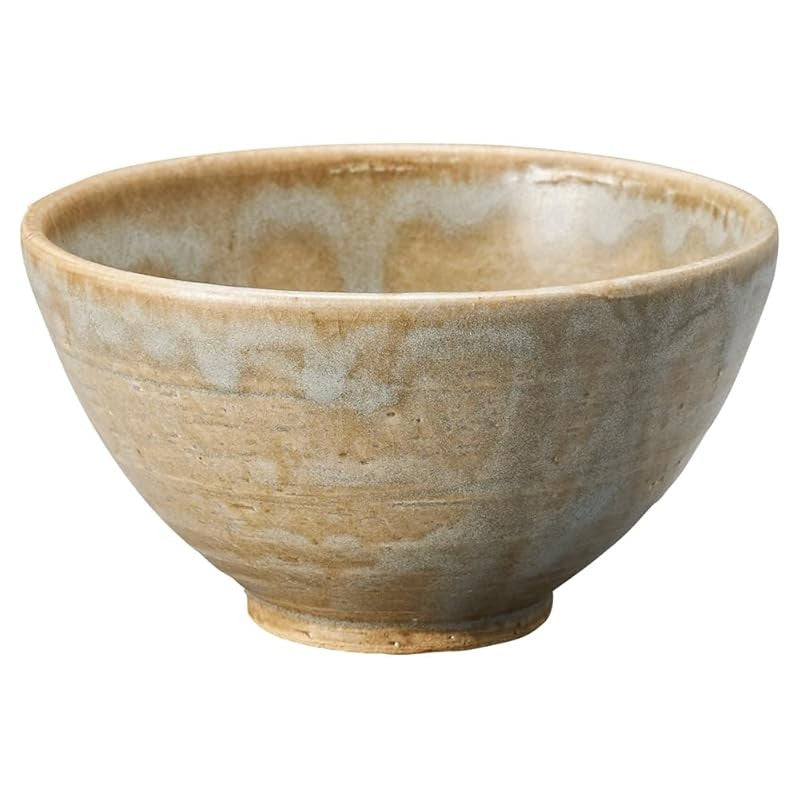 【made in japan】
Marui Seito Shigaraki Ware Hechimon Rice Bowl, Olive Brown, Diameter: 12cm, Perfect for Serving Rice, Mo