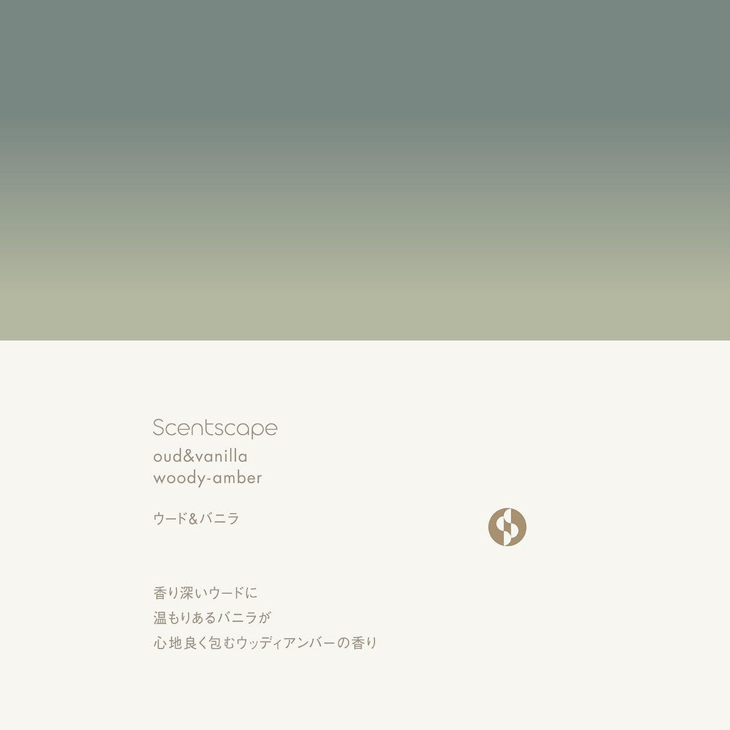 Incense Scentscape Oud & Vanilla, 30 sticks, 38221, Nippon Kodo, Made in Japan.