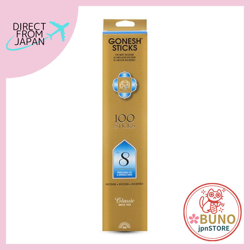 GONESH Incense No. 8 Stick Single Pack 100 Sticks (x 1)