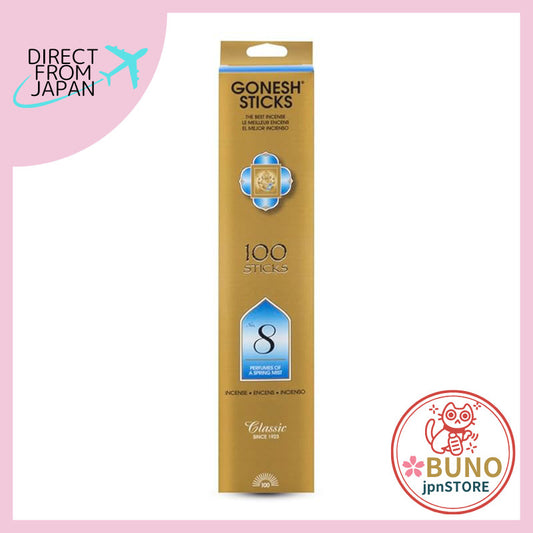 GONESH Incense No. 8 Stick Single Pack 100 Sticks (x 1)