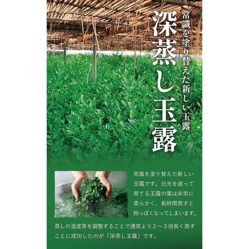 Kyoto Ujitawara Deep Steamed Gyokuro Tea Bags (3g each) - Green Tea, Japanese Tea, Gyokuro Tea Pack (40 bags)