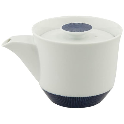 Hakusan Pottery Kyusu Teapot Iron Blue (Approx.) 12.4×9×8cm 250ml Chaho Hasami Ware Made in Japan