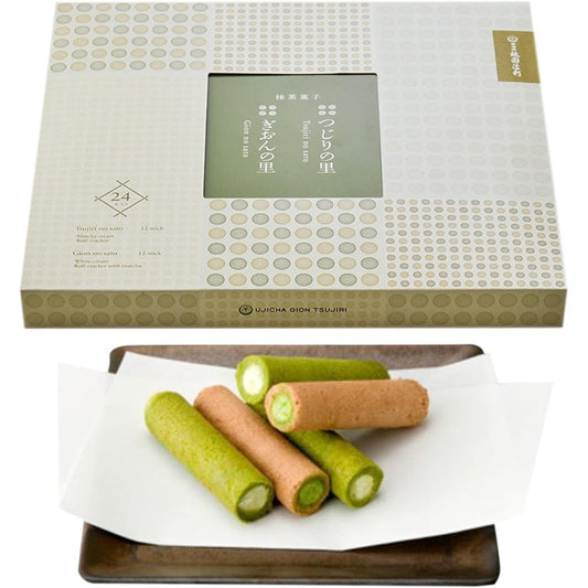 Gion Tsujiri Matcha Assortment Gift Set - 24 & 48 Pieces - Kyoto Sweets, Ideal for Souvenirs, Office Gifts, Celebrations