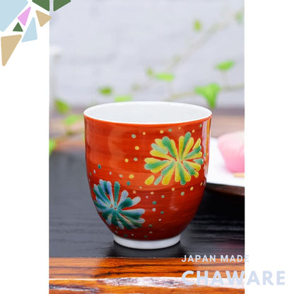 【made in japan】
Waza no Kura Tea Cup Stylish Kutani Ware Yunomi Fireworks Ceramic Brand Japanese Tableware Made in Japan