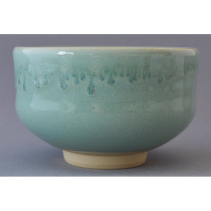 Kyo-yaki (Kyoto pottery) Shimizu-yaki Hayamiyama kiln Matcha bowl Hiwa Nagashi MK-10