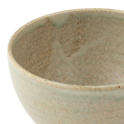 Marui Seito Shigaraki Ware Hachimon Matcha Tea Bowl Approx. 12cm Diameter, White Glaze Cream MR-3-4117