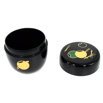 Traditional Japanese Tea Ceremony Natsume Tea Caddy - Resin, Fabricated with Various Designs
