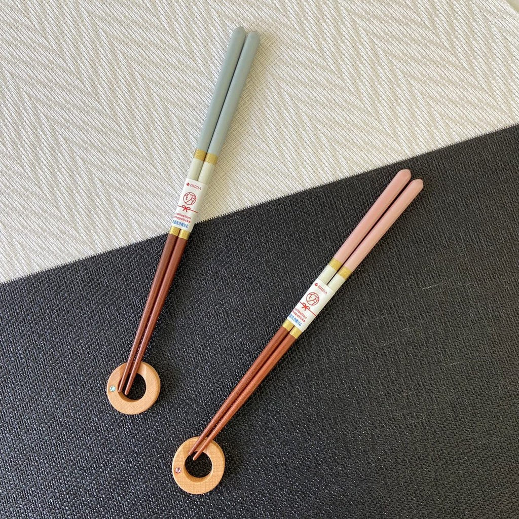 Yamaka Lacquerware Store Pair Gift Set Chopsticks and Chopstick Rest Champagne Pair Wedding Celebration Wedding Gift Return Commemorative Item Stylish Wooden Chopsticks