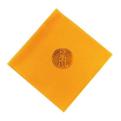 Tea ceremony utensils: Matcha bowl, yellow Ko-ji style, turtle shell pattern, made by Nakamura Suiran.