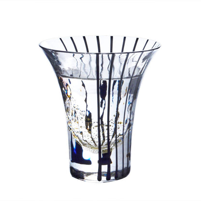 Toyo Sasaki Glass Edo Glass Yachiyo Kiln Sake Cup Tsukimi Sake 85ml Made in Japan Sake Glass Sake Cup Glass Gift Present for Respect for the Aged Day Father's Day Mother's Day Birthday 10362