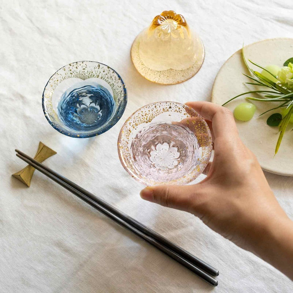 【made in japan】
Toyo Sasaki Glass, Wa Glass On, Fujimi Sakura Sake Cup, Cherry Blossom with Gold Leaf, 80ml, Made in Japan, Cup, Sake Glass, Mount Fuji Glass, Cup, Gift, Present, Obon, Father's Day, Mother's Day, Birthday, 42150TS-G-ERP