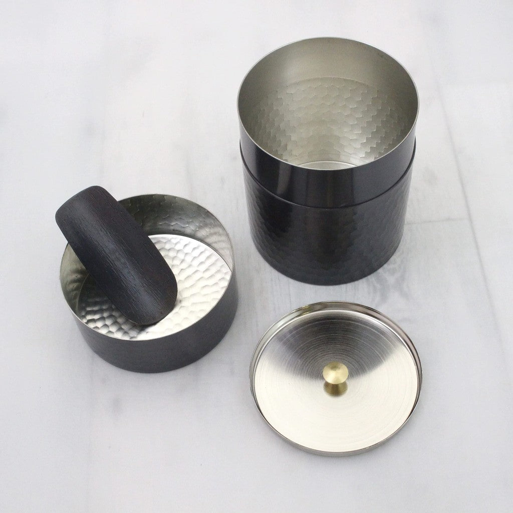 Asahi Dream Tea Canister (with Tea Scoop) [in Wooden Box] Gift Packaging Specifications