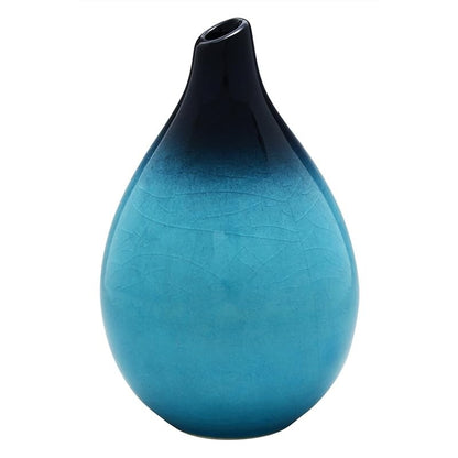 【made in japan】
Minoyaki Higashiyama Kiln "Turquoise Blue" Flower Vase - Elegant Ceramic One-Flower Holder, Approx. 12cm Tall, Made in Japan, Perfect for Floral Arrangements, Product Code: 551-0060