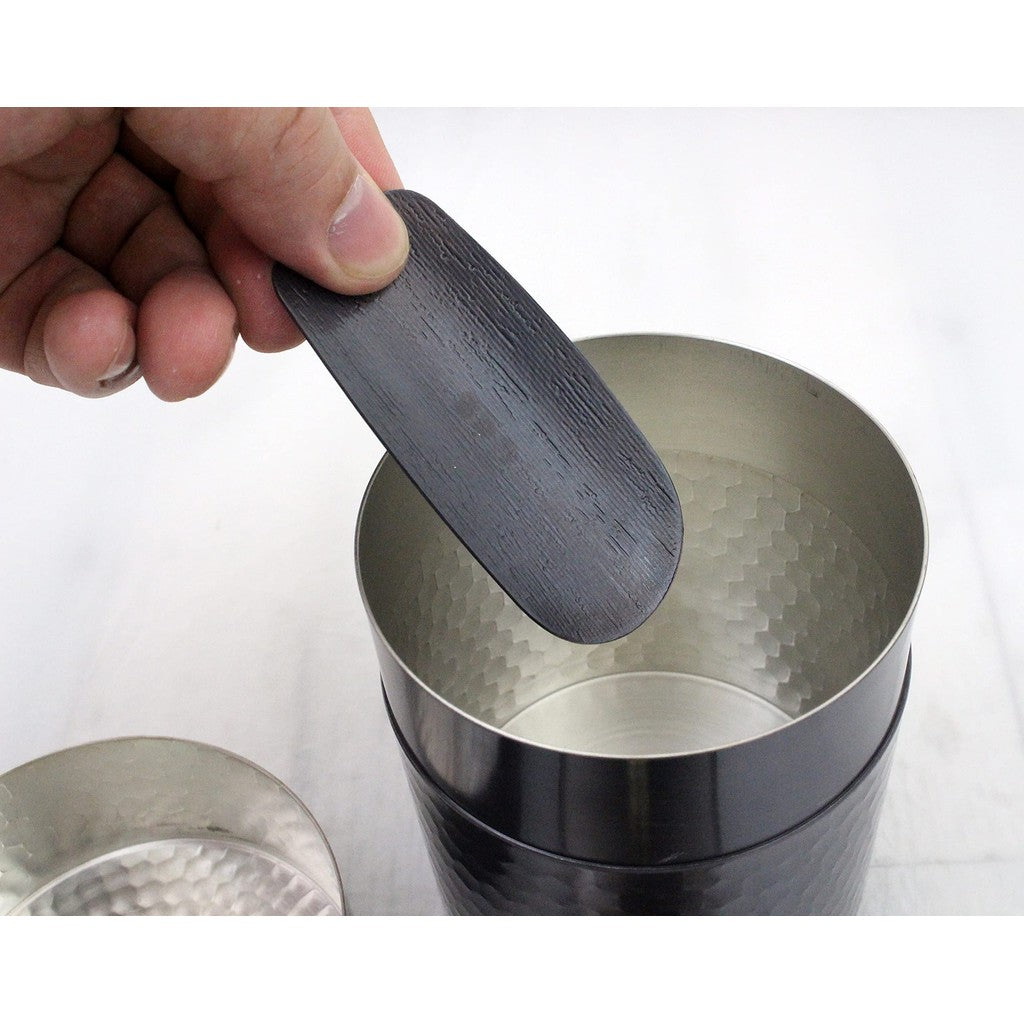 Asahi Dream Tea Canister (with Tea Scoop) [in Wooden Box] Gift Packaging Specifications