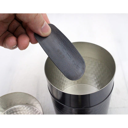 Asahi Dream Tea Canister (with Tea Scoop) [in Wooden Box] Gift Packaging Specifications
