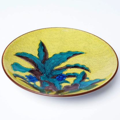 Plate Stylish Kutani Ware Masterpiece Small Plate Yoshidaya Mennen Se Ceramic Side Plate Brand Japanese Tableware
