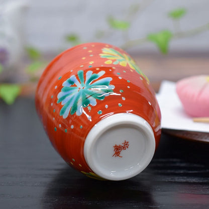 【made in japan】Waza no Kura Tea Cup Stylish Kutani Ware Yunomi Fireworks Ceramic Brand Japanese Tableware Made in Japan Kanreki Celebration Gift