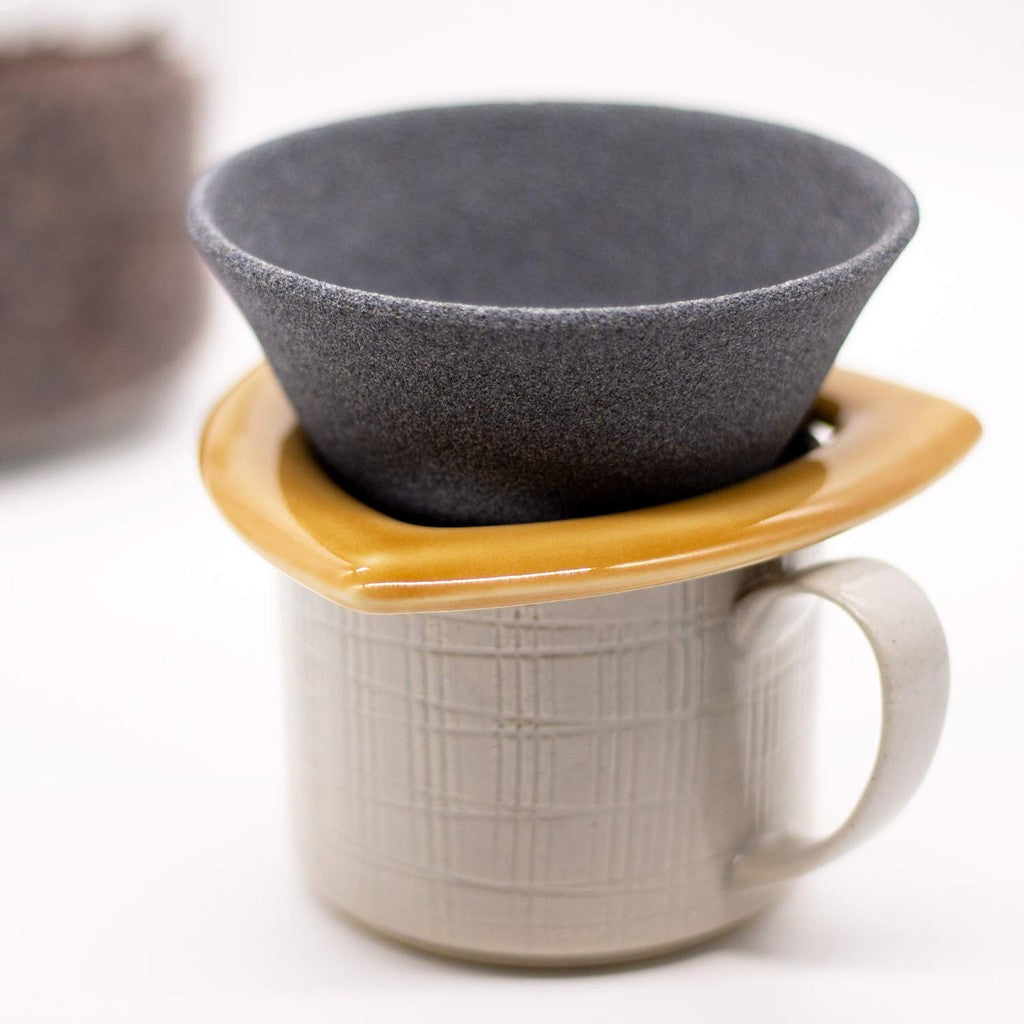 COFIL Standard Ceramic Coffee Filter Dripper with Base - Available in Multiple Colors