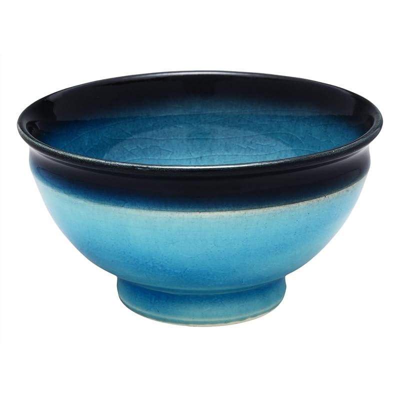 【made in japan】
Mino Ware Higashiyama Kiln "Turquoise Blue" Sencha Bowl Cup, Approx. Diameter 9cm x Height 5cm, Capacity