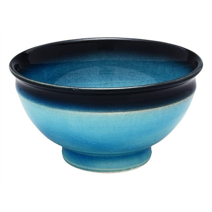 【made in japan】
Mino Ware Higashiyama Kiln "Turquoise Blue" Sencha Bowl Cup, Approx. Diameter 9cm x Height 5cm, Capacity