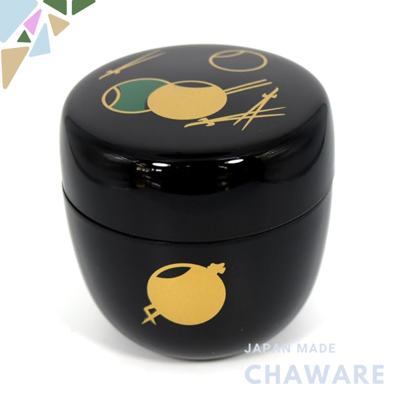 Traditional Japanese Tea Ceremony Natsume Tea Caddy - Resin Fabricated with Various Designs