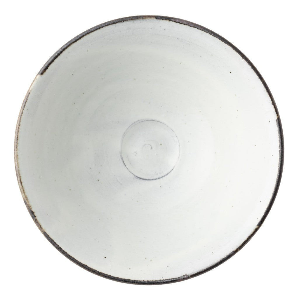 Marui Seito Shigaraki Ware Hechimon Matcha Bowl Kohiki Iron Speckle White 15cm MR-3-4116 Made in Japan