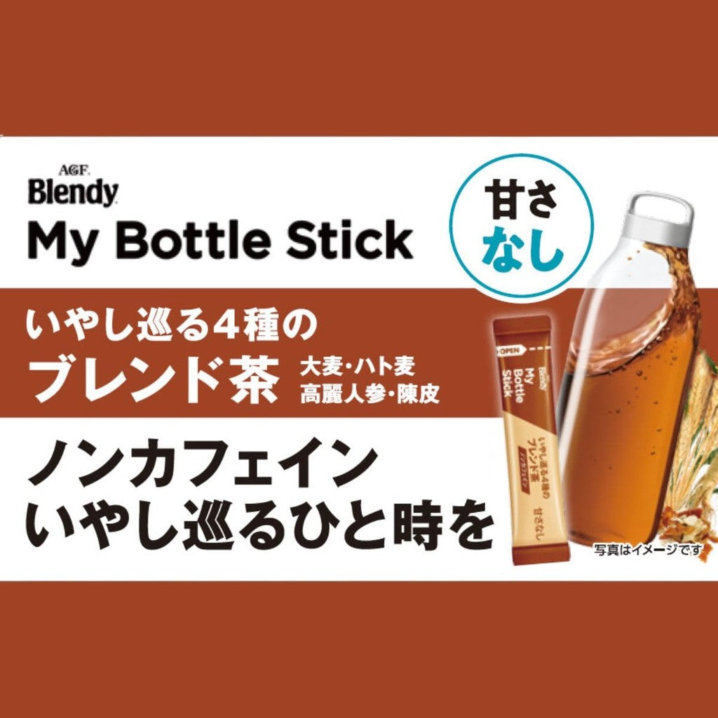 AGF Blendy My Bottle Stick Healing Blend Tea - 4 Types, 6 Sticks x 3 Boxes [Tea] [Caffeine-Free] [No Caffeine] [For Water Bottles]