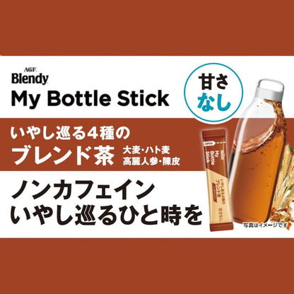 AGF Blendy My Bottle Stick Healing Blend Tea - 4 Types, 6 Sticks x 3 Boxes [Tea] [Caffeine-Free] [No Caffeine] [For Water Bottles]