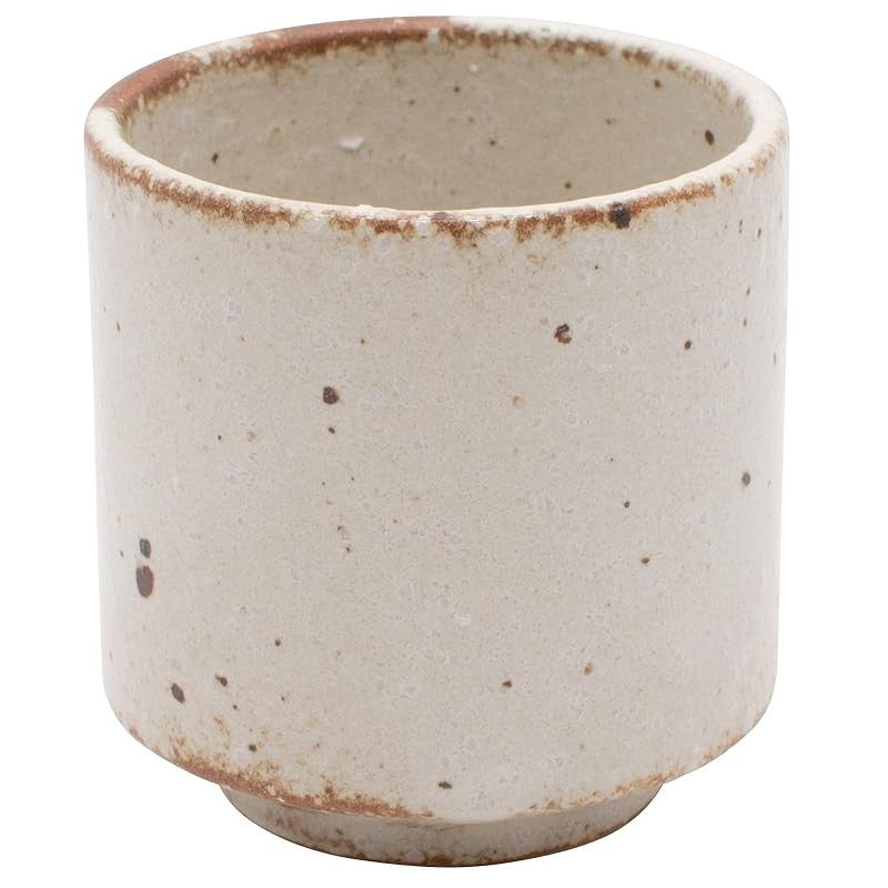 【made in japan】
Mino Ware Rust-Style Gulp Cup, Ochoko Sake Cup, Diameter Approx. 5cm, Capacity About 70ml, Ivory, Microw