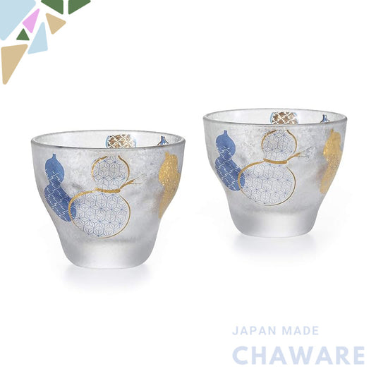 Premium Japanese Style Sakazuki Cup Pair Set - 90ml, Gift Boxed, Perfect for Birthdays and Presents