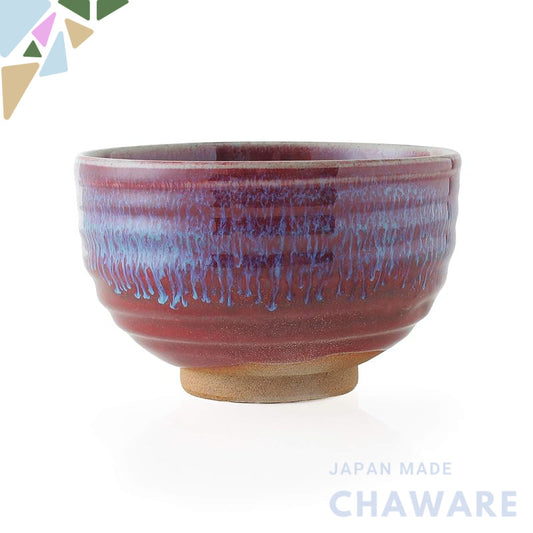 CtoC JAPAN Matcha Bowl: Arita Ware Tsuji-suna Round Matcha Bowl (550cc) Japanese Powdered Green Tea Porcelain Bowl Potte