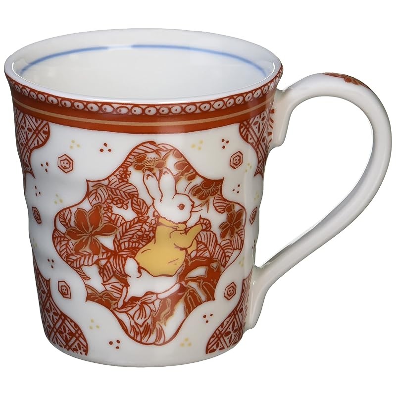 Peter Rabbit Mug 250ml, Kutani Porcelain, Made in Japan, PR2141-11 - Delightful Peter Rabbit Design for Tea and Coffee L