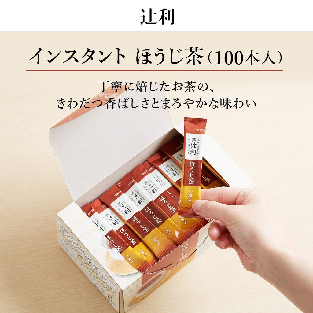 Tsujiri Instant Roasted Green Tea 100-pack