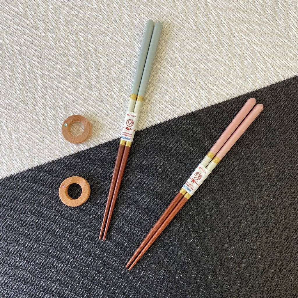 Yamaka Lacquerware Store Pair Gift Set Chopsticks and Chopstick Rest Champagne Pair Wedding Celebration Wedding Gift Return Commemorative Item Stylish Wooden Chopsticks