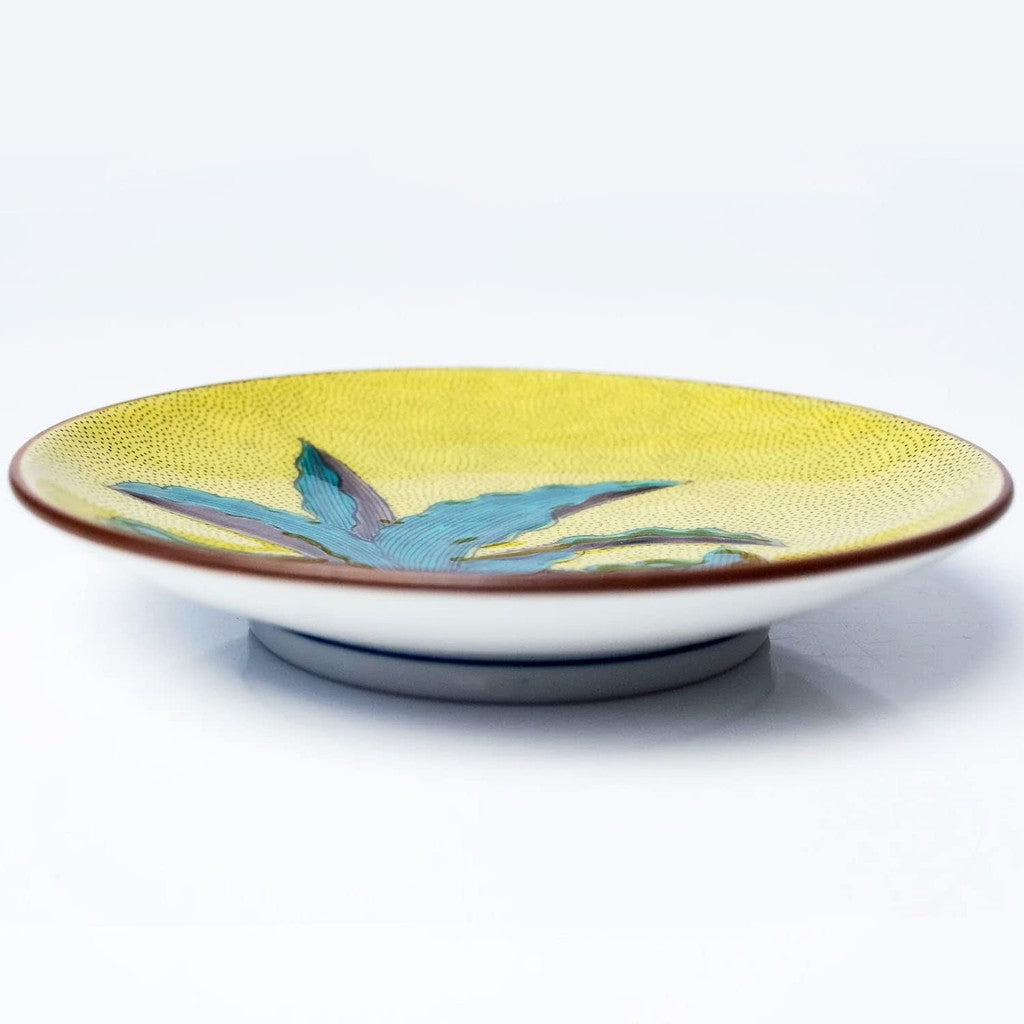 Plate Stylish Kutani Ware Masterpiece Small Plate Yoshidaya Mennen Se Ceramic Side Plate Brand Japanese Tableware