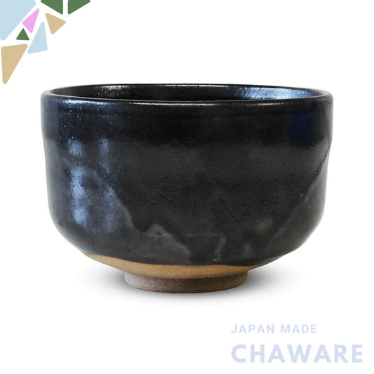 CtoC JAPAN Matcha Bowl: Arita Ware Yuzu Skin Tenmoku Raku-style Matcha Bowl (570cc) Japanese Powdered Green Tea Porcelai
