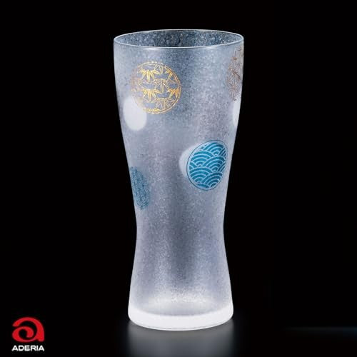 ADERIA The Premium Nippon Taste Premium Round Pattern Beer Glass M 310ml 6593