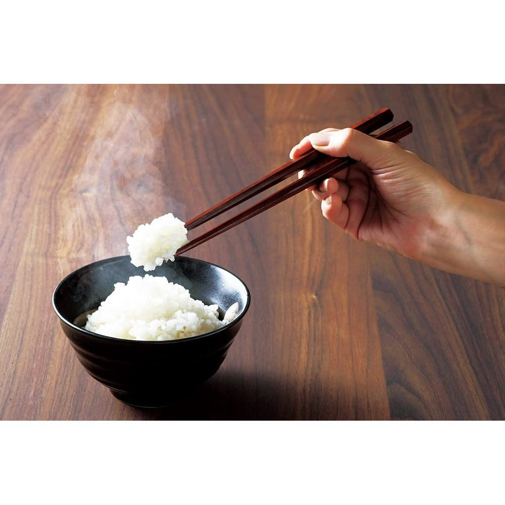 23.5cm Triple Generation Black Ebony Hexagonal Chopsticks (Large) KS-1040