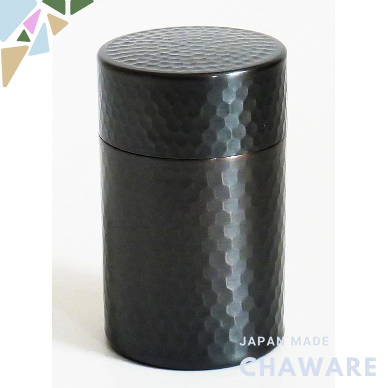 Tea Canister, Copper, Tsubame Sanjo【Seamless Pure Copper / Capacity 110g】Made by Craftsmen in Niigata, with Inner Lid, Tea Can, Made in Japan, Kitsu Sako, Green Tea, Black Tea, Canister