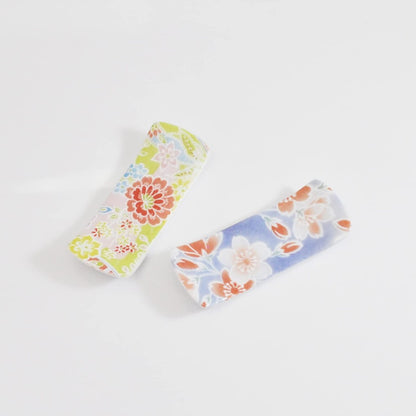Set of Two Japanese Couple's Chopsticks with Lacquer Finish, Includes Paulownia Box and Chopstick Rests - Cherry Blossom / Hono / Hanabana Design, Made in Japan