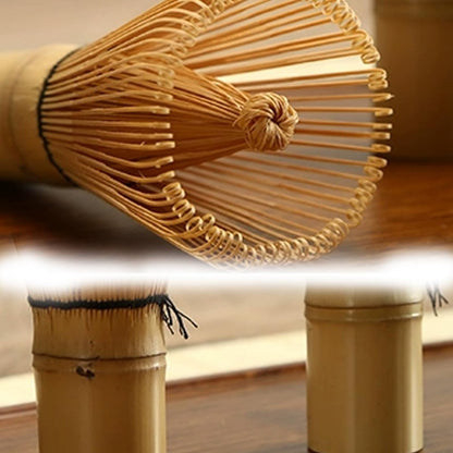 Yoseka Tea Whisk Set - 100 Tines for Tea Ceremony Practice (Single Piece)