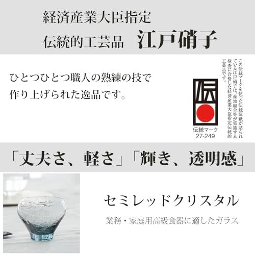 【made in japan】
Toyo Sasaki Glass Edo Glass Yachiyo Kiln Cup Dark Indigo 115ml Made in Japan Sake Cup Sake Glass Glass Cup Gift Present Father's Day Mother's Day Birthday Respect for the Aged Day 10365LBS