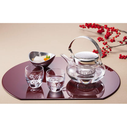 【made in japan】
Toyo Sasaki Glass Sake Cups, Jiroli Approx. 360ml, 100ml Sake Glass Collection, Made in Japan, G604-M74, Set of 3, Clear